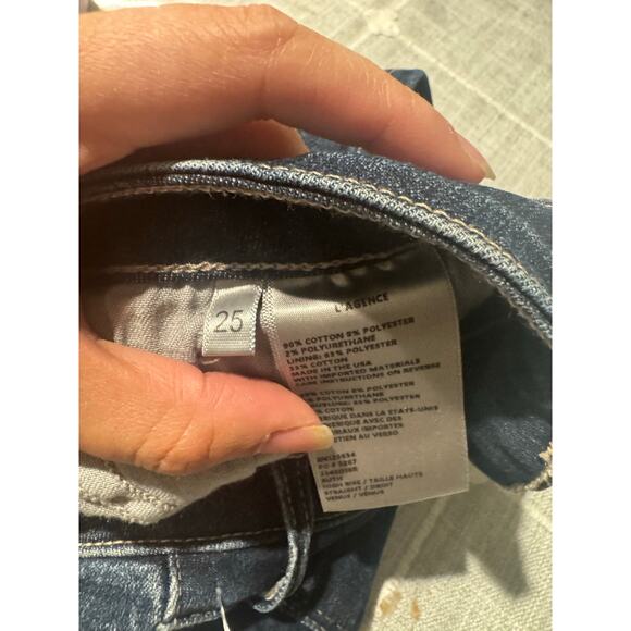L’AGENCE Ruth High Rise Straight Leg Jean Size 25”EUC - Picture 7 of 9